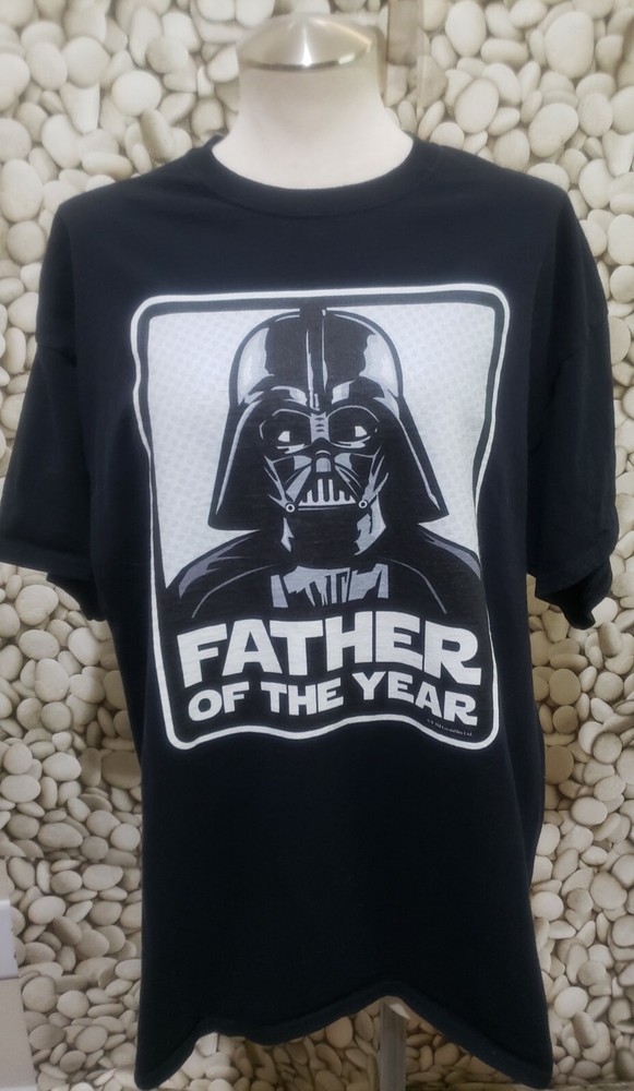 Star Wars T Shirt Size XL Darth Vader Father Of The Year Black Fathers Day