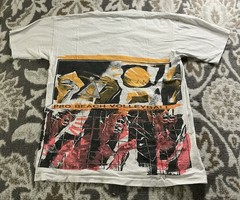 Vintage Body Glove Beach Volleyball T-Shirt Adult Size Large White Tee