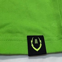 Nike Field General Quarterback Tee Mens Large Lime 5 Stars 623426-313 Imperfect