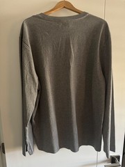 Authentic AMI Paris Long Sleeve T-Shirt NWT Unisex Organic Cotton Made Portugal