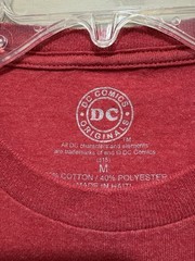 DC Comics Originals The Flash Logo Red Graphic Print Men’s Regular Fit Tee M