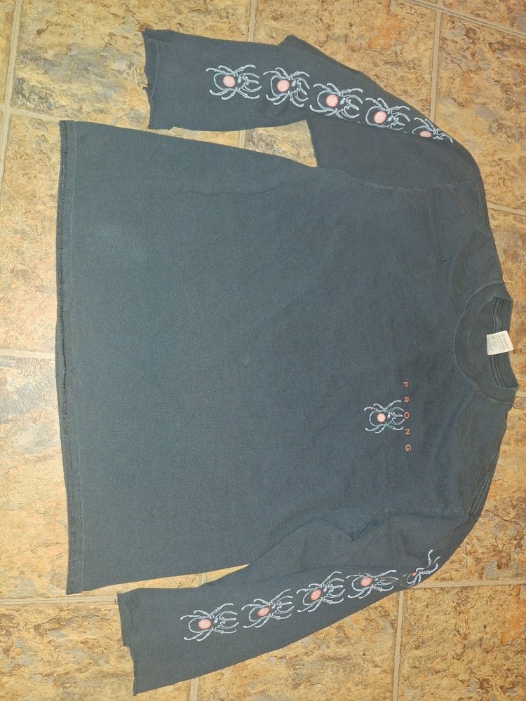 ORIGINAL Vintage Shirt **PRONG** Long Sleeve Metal Rock Band SEE DESCRIPTION