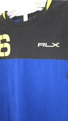 RLX Ralph Lauren #6 Mens Large Crew Neck Short Sleeve Athletic Sport Shirt L275