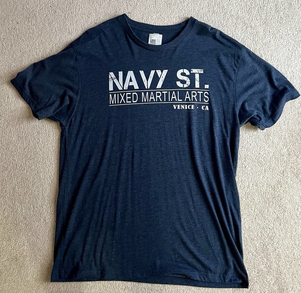 NAVY ST T-Shirt XL Next Level 6010 Tri-blend Shirt Navy Blue Hit Show KINGDOM🔥