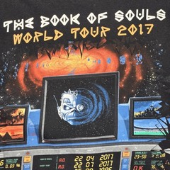 Iron Maiden T-Shirt Black Book of Souls World Tour 2017 Graphic Band Mens Size M