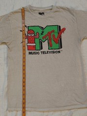 MTV Music Television Short Sleeve Graphic T-Shirt Adult sz Med Cactus Viacom