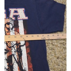 USA Proud Soldier Short Sleeve T-Shirt Men’s Size Small Navy