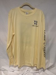Blue Angels Vapor Light Weight Long Sleeve Yellow Shirt