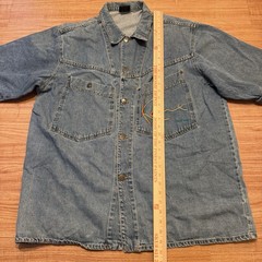 Vintage 90’s Karl Kani Jean Men’s Button Up Tee Shirt XL