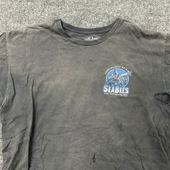 7.62 Design T-Shirt Mens Size XL Faded Black Distressed US Navy Seabees Military