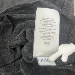 Polo Ralph Lauren Shirt Mens Large Custom Slim Fit Charcoal Grey Top Tee