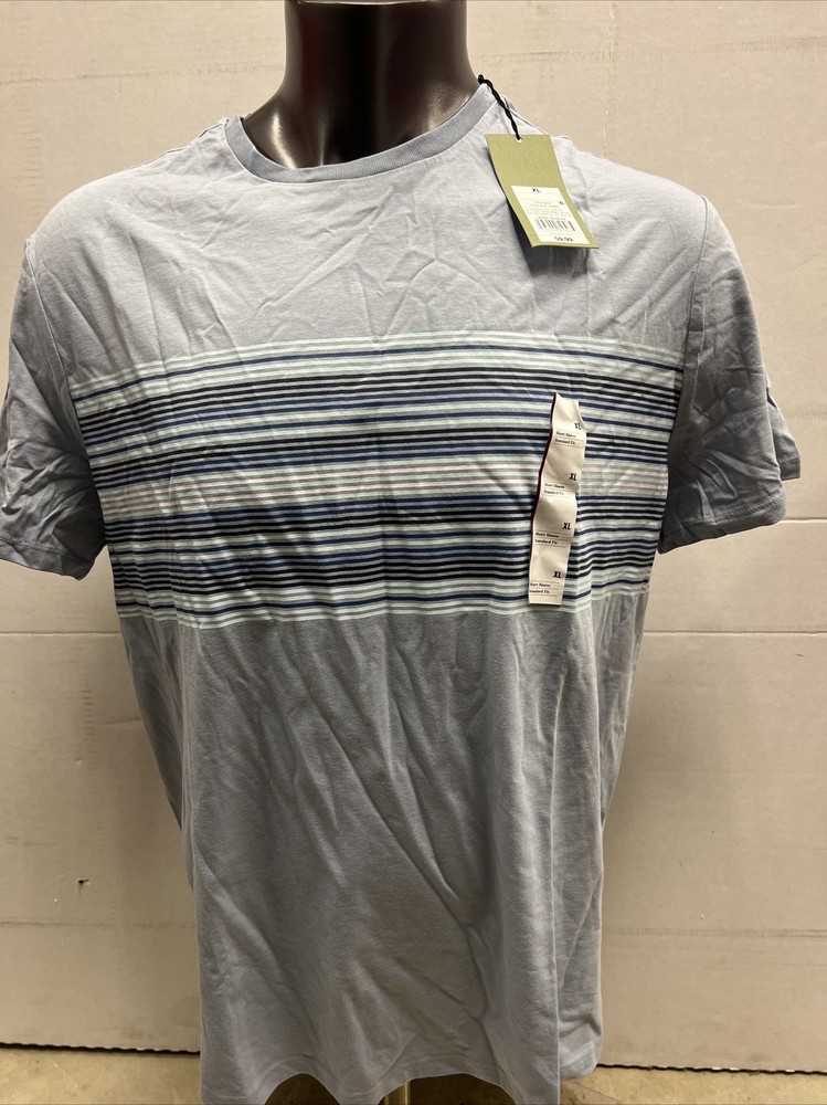 Goodfellow Men’s Standard Short Sleeve T-Shirt – Foggy Blue new w/ tags