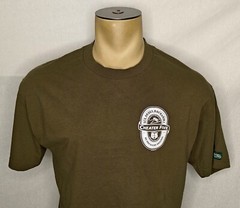 VTG 90s Cheater Five Sex Drugs Rock N Roll army green surf skate t-shirt Large
