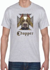 Adult DryBlend® T-Shirt – ( CHOPPER – BIKER / CHOPPER / PIT BULL)