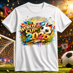 FIFA World Cup Official T-Shirt NWT Soccer Fan Tee All Sizes