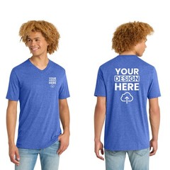Custom Printed Mens District Perfect Tri V-Neck Tee Gift For Him DT1350 S-3XL