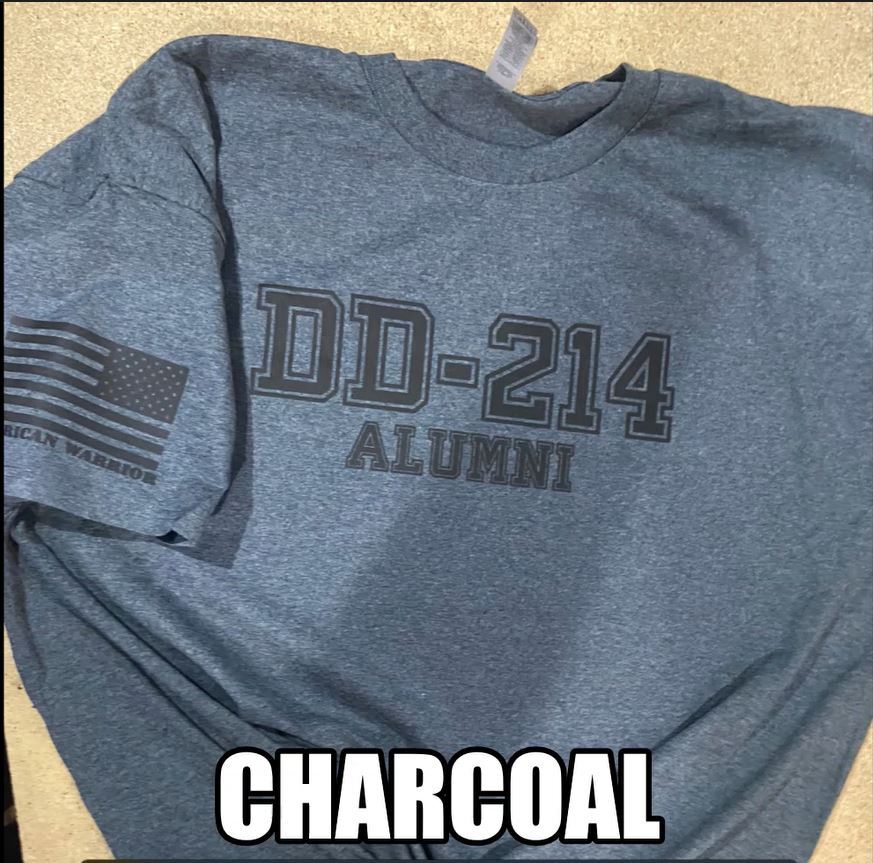 DD-214 Alumni T Shirt From American Warrior Veteran T Shirt with Flag 114