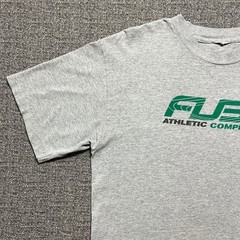 Vintage 90s FUBU Athletic Competition T Shirt Mens Large Gray Green Logo Retro