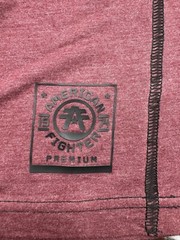 Buckle American Fighter T-Shirt Men’s 4XL Foil Lined Graphic Double Sided