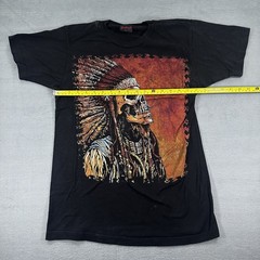 LowBrow Art Company T-Shirt Skull Indian Chief Spirit Of A Nation Size Medium