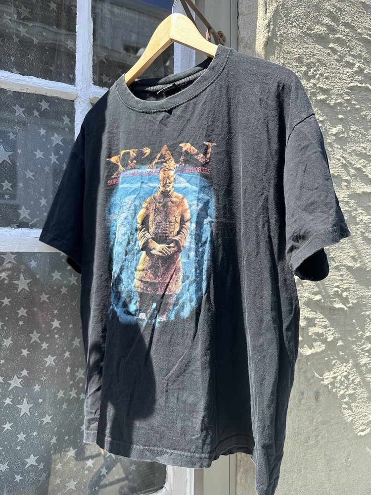 Vintage Huaxiucun Chinese Emperor T Shirt Cl Men’s