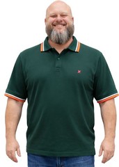 men’s short sleeve cotton polo shirt with collar PLUS SIZES from 2xl to 10xl