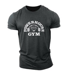 Men’s Muscle T-Shirt Bodybuilding Gym Tee Short Sleeve Fashion Workout Shirts