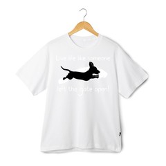 Live Life Like Dachshund Graphic T-Shirt Soft Cotton Casual Dog Lover Daily Wear