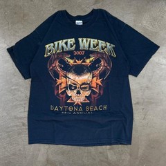 2007 Bike Week Daytona Beach black cotton t-shirt