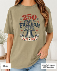America 250th Anniversary Liberty Bell Comfort Colors Shirt