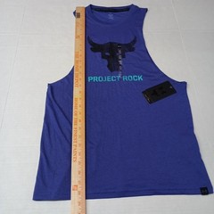 NEW Under Armour Project Rock Brahma Bull Tank Men’s Size S Small Purple 1373787