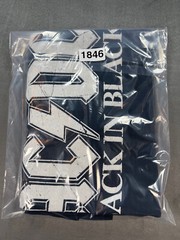 Official Merchandise AC/DC ACDC Back In Black Concert Tour XL Rock Shirt Black