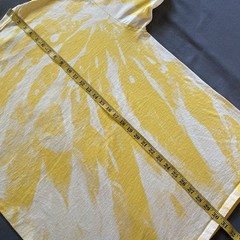 Vtg 1990s Macaw Parrot T Shirt Mens XL Yellow Acid Wash Dye Bird Animals 90s