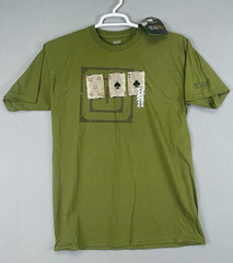 5.11 Tactical Shirt Mens Medium Hunter Green Ace Tee T-Shirt Cards Comfort