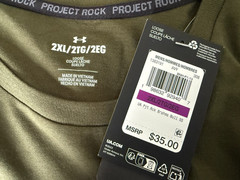 Under Armour Project Rock Brahma Bull Short Sleeve T-Shirt Men’s Sz M/L /XL /2XL