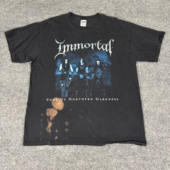 Immortal Sons Of Northern Darkness Tour 2002 Size XL Shirt Bleach Spots