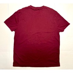 Ralph Lauren Polo Bear Horseback Vintage Single Stitch Burgandy T Shirt Mens XL