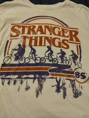 Stranger Things Vintage Style Old Navy T Shirt White 2XL