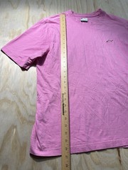 Greg Norman Collection Men’s Large Pink Crew Neck T-Shirt Shark Logo Cotton L