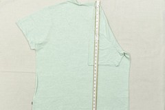 Lucky Brand Men’s V Neck T Shirt Short Sleeve Green Linen Blend Size 3XL NEW