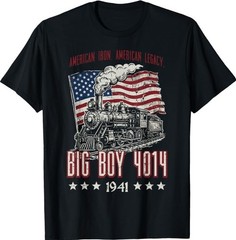 Big Boy 4014 American Steam Train Vintage Men Women Kids T-Shirt
