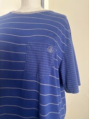 Vintage Y2K Volcom Striped Skate T Shirt Size Large