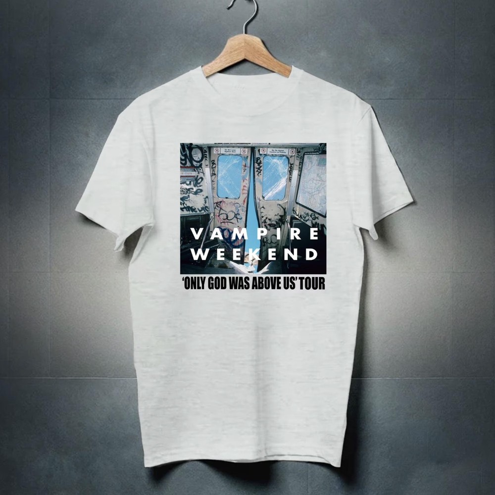 Vintage Vampire Weekend Only God Was Above Us S-4XL Unisex Cotton Tee Shirt ST3