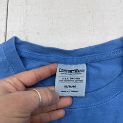 ComfortWash Home Oklahoma Shirt Mens Medium Blue Graphic Tee Ring Spun Cotton