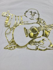 True Religion Men’s White Shine Buddha SS Crew Neck Tee Size Large New With Tags
