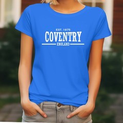 Mens 50th Birthday T Shirt City Of Birth COVENTRY any Place Year 30th 60th 40th