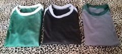 3 Packs Men’s 3/4 Sleeve Crew Neck Raglan Jersey Baseball Tee Shirts Size XS
