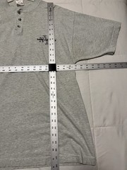 VTG Fruit of the Loom Gray T-Shirt Size Large “NYC” New York City Embroidered
