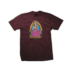 DGK Dirty Ghetto Kids “Day-Glo” Short Sleeve Tee (Burgundy) T-Shirt