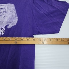 Vtg 90s Sturgis Motorcycle Biker Shirt Purple Wolf Native American Dream Catcher